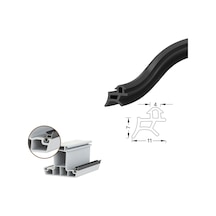 CONTACALL Pimapen Pvc Kapı Pencere Değiştirme Fitili Contası 40 Metre Siyah