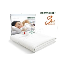 Omak Çift Kişilik Elektrikli Battaniye Çift Tek Kişilik Seçenekli 90X150 Tek Kişilik