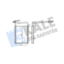 Kale Kalorifer Radyatörü Al/brz Hyundai Accent Era 06 Kal 346765
