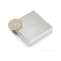 Çok Güçlü 50Mm X 50Mm X 10Mm Köşeli Süper Güçlü Neodyum Mıknatıs