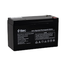 Ttec 12v 7ah Base Bakımsız Kuru Akü 2024 Üretim