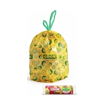 Cook Büzgülü Kokulu Çöp Torbası, Büyük Boy Limon 65 X 70 Cm 10 Adet/rulo