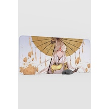 Ningguang Genshin Impact Anime Oyuncu V3 - 90x40 Xxl Gaming Mouse Pad Fare Altlığı