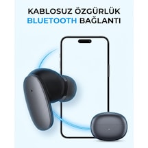 Bezos Snk-9000 Siyah Anc & Enc Kablosuz Bluetooth Kulaklık 5.4 Kulak İçi Kulaklık - V2 Hb006