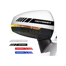 Honda Odyssey Yan Dikiz Ayna Kapağı Şerit Oto Sticker Etiket 6 Ad 20 X 2 Cm