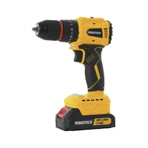 Robustech Cd-20n 20v Kömürsüz Akülü Darbeli Matkap Vidalama Brushless Motorlu, Yüksek Torklu, Kademeli Tork Ayarlı, Led Işıklı, Çift Akülü Set Ahşap, Metal, Beton