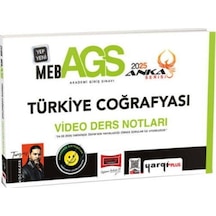 2025 Meb Ags Anka Serisi Türkiye Coğrafyası Video Ders Notları Yargı Yayınları
