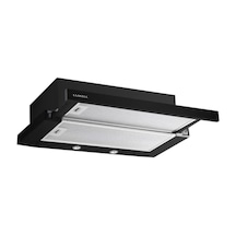 Luxell DS6-905 Sürgülü Çift Filtreli Aspiratör Siyah