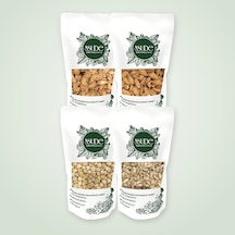 Kavrulmuş Kuruyemiş Avantaj Paketi 4'lü 4x500 G - Kaju, Badem, Çifte Kavrulmuş Fındık, Antep Fıstığı 2 KG