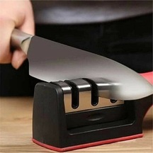 Büro Ev Ofis Mutfağı İçin 3 Aşama Bileyici Kolay Bileyleme Makas Bıçak Bileme Aparatı