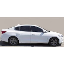 Ford Focus 5 (2019 Sonrası) Cam Çıtası Kromu 4 PRÇ. P.Çelik
