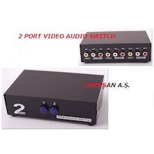 2 Port Video Audio Splitter Çoklayıcı