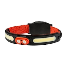 Nebo True Nebo Curvbeam Şarjli Kafa Feneri Unisex Fener - Renkli Gri - Turuncu