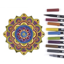 Tombow 20'Li Mükkemmel Karışım Renkler Ab-T Dual Brush Pen G.Kale