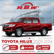 RBW Toyota Uyumlu Hilux 2005 - 2012 Ön Muz Silecek Takım