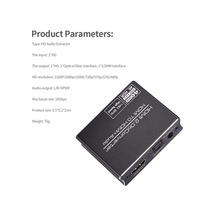 Pazly 4k Ses Çıkarıcı, 5.1 Ses Kanal, Hd Görüntü, Stereo Ses, Dc 5v, Optik Fiber, 3.5mm Arayüz