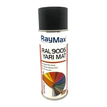Raymax Akrilik Sprey Ral9005 Yarı Mat Siyah 400Ml.Made in Germany