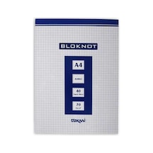 G0385 A4 40 Yaprak Masa Bloknot Kareli