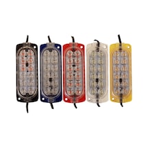 12 Volt 12 Ledli 2.4 Watt Animasyonlu Çakar Modül Beyaz