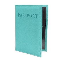 Gökyüzü Mavi Deri Sevimli Tutucu Pasaport Güzel Kız Pasaport Kılıfı Pasaportlar İçin Seyahat Kapakları