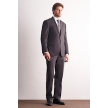İmza Kahverengi Mono Yaka Kendinden Desenli Esnek Bel 4 Drop Comfort Fit Takım Elbise 1001255169 Kahverengi İmza Kahverengi Mono Yaka Kendinden Desenli Esnek Bel 4 Drop Comfort Fit Takım Elbise 1001255169 Kahverengi
