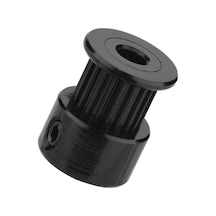Koodmax 2 Adet Gt2 16 Diş 5mm Alüminyum Alaşım Dişli Senkron Zamanlama Kayışı Kasnağı - Siyah