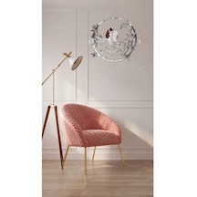 Serçe Mdf Üzeri Gümüş Pleksi Duvar Dekorasyon Lazer Kesim 30x30cm