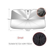 Goldenqian Araba Güneşliği Şemsiye Araba Güneş Gölge Koruyucu Şemsiye Yaz Güneş İç Cam Koruma Aksesuarları Otomatik Gölgeleme İçin Pull Ring S