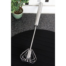 Mithra Life Paslanmaz Çelik Basmalı Otomatik Çırpıcı Köpürtücü Mıt1178 Çelik