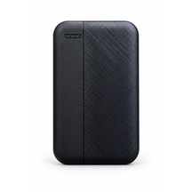 Carboon 5000 Mah Çift Usb Powerbank Type-c + Micro Usb Siyah
