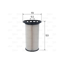 Valeo Mazot Filtresi Golf Vıı 13 Passat 14 Tıguan 14 Caddy Iıı 11 A3 12 Toledo Le 587095 5q0127177 5q0127177b
