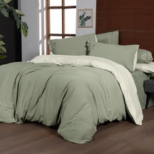 Sarev Kenyon Yeşil King Size Kişilik %100 Pamuk Mood Comfort Müslin Nevresim Tak Yeşil
