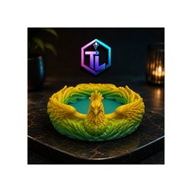 Anka Kuşu Dekoratif Küllük 3d Baskı Premium Tasarım