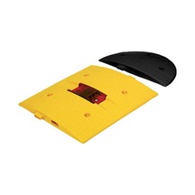 İleri Trafik Flaşörlü Hız Kesici Yol Kasisi 50 x 50 CM Sarı - 11938 SL
