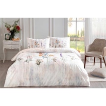 Özdilek Floraison New Çift Kişilik Nevresim Takımı Somon