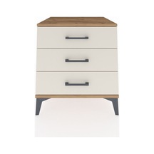 Kronos Komodin 3 Çekmeceli 60x59x64 Çam-aytaşı Çam