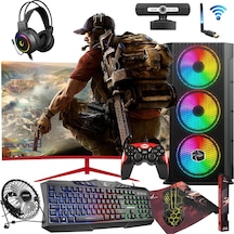 Zeiron AFX60 Ryzen 5 3600 16 GB 1 TB 256 GB GTX1050Tİ 23.8" Curved Masaüstü Oyuncu Bilgisayar
