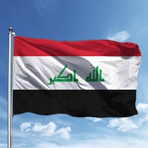 Irak Bayrağı 150 225 Tek Ebat