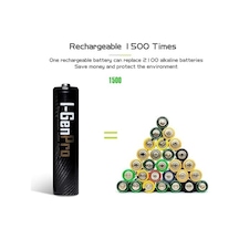 I-gen G821 8&apos Li Pil Şarj Aleti + 4 Adet Aa Pro 2950 Mah + 4 Adet Aaa Pro 1100 Mah Şarjlı Kalem Pilli Set 1.2v Ni-mh