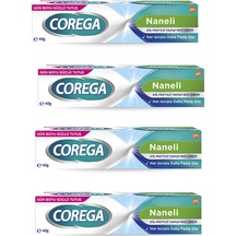Naneli Diş Protez Yapıştırıcı Krem 40 Gr 4 Adet