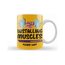 Gym Workout Fitness Lover Motivation Gift Quotes For Men Kupa Bardak Porselen No12048 Karışık
