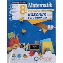 Çanta 8.sınıf Lgs Yeni Matematik Etkinlikli Kazanım Soru Bankası-