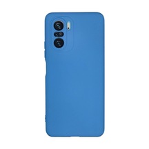 Xiaomi Poco F3 Kılıf Nano İçi Kadife Silikon - Mavi 0.2M-Çok Renkli