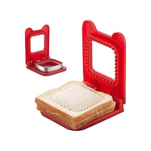 Cbtx Kare Sandviç Şekli Kesiciler Kalıp Kesici Kırmızı Kırmızı