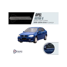 Opel Astra G Krom Cam Çıtası 4 Prç. 1998-2005 Arası P.  Çelik