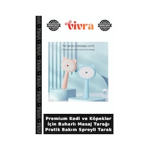 Premium Kedi Ve Köpekler İçin Buharlı Masaj Tarağı Pratik Bakım Spreyli Tarak