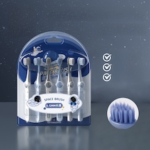 Konesam 3-12 Yaş Çocuklar İçin Uzay Desenli Yumuşak Telli Diş Fırçası 6'lı