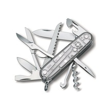 Victorinox Huntsman SilverTech Kamp Çakı Gri