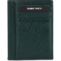 Tamer Tanca Erkek Hakiki Deri Yeşil Cüzdan 907 1092 Erk Czdn Sk25-26 Yesıl Fltr Yeşil