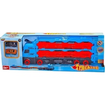 Mey İthalat Fab-1604 Yarış Pistli Tır- Prestij Oyuncak Mavi